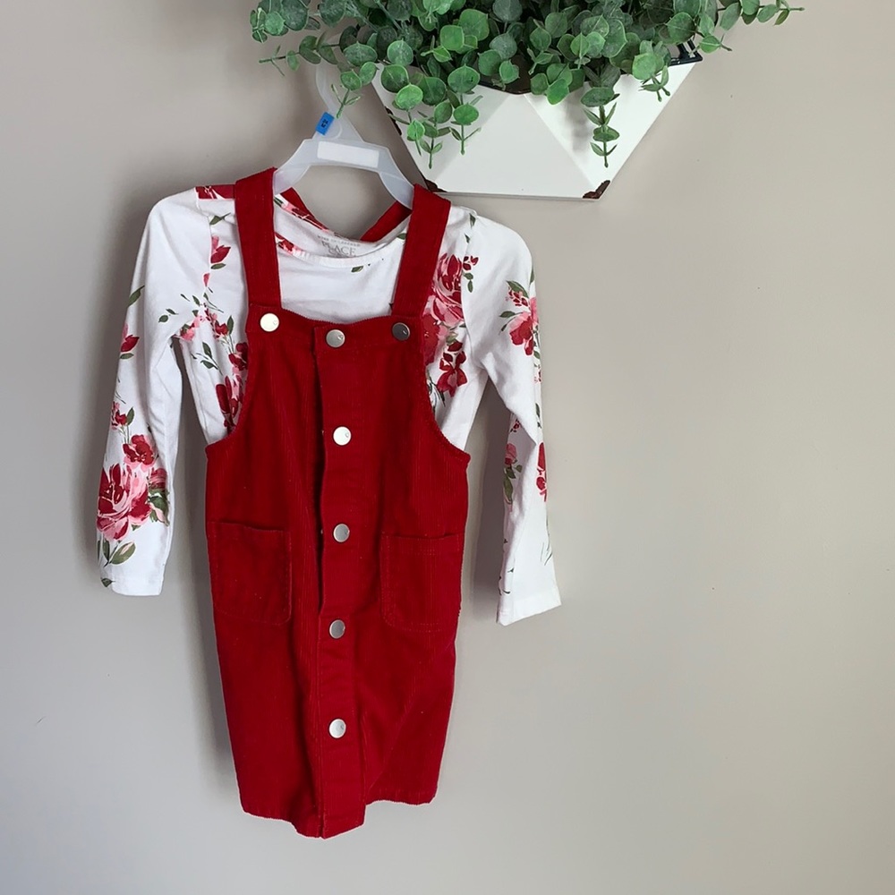 Corduroy Jumper with matching shirt